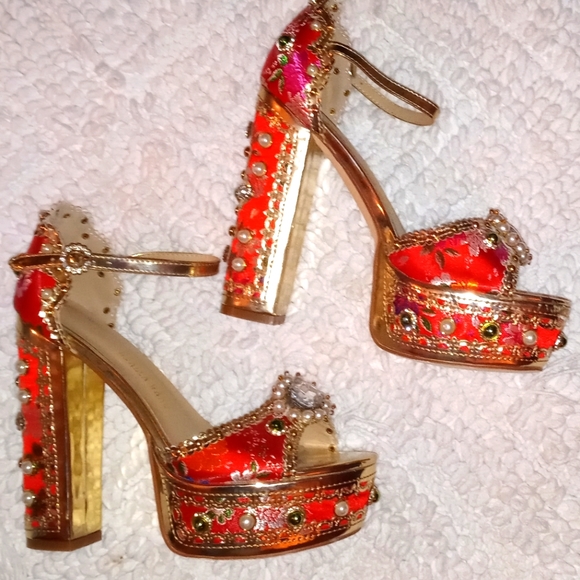 azalea Wang Shoes - Azalea Wang Aim For The Eyes Platform Heels